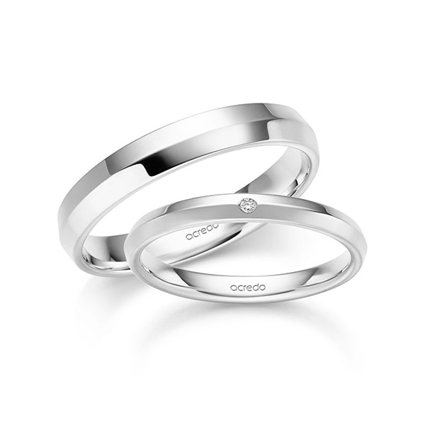 Trauringe / Eheringe Weissgold 
Winterthur